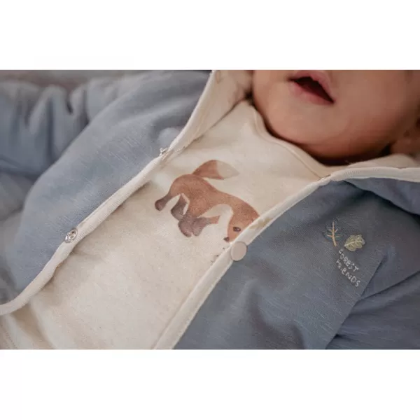 Little Dutch Kabátek oboustranný Stone Blue vel. 68