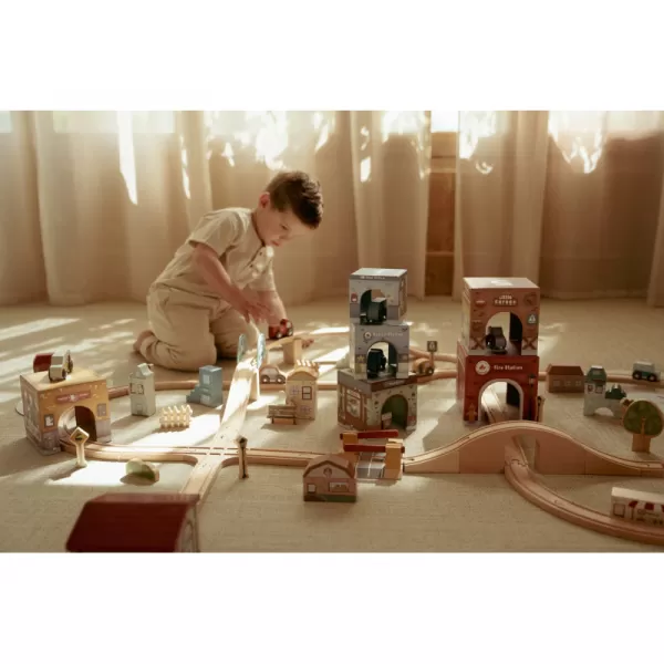 Little Dutch Kostky stohovací s autíčky