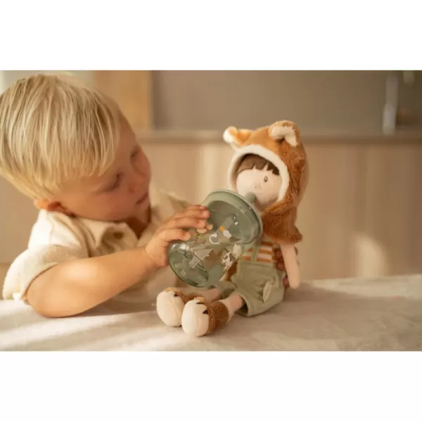 Little Dutch Kelímek s brčkem 250 ml Farma