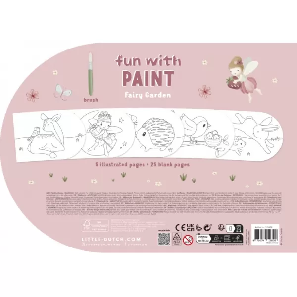 Little Dutch Omalovánky s vodovkami Fairy Garden