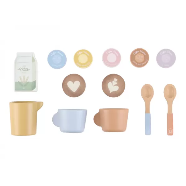 Little Dutch Kávovar na kapsle dřevěný