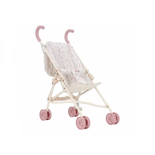 Little Dutch Kočárek pro panenky golfky skládací Soft Flowers