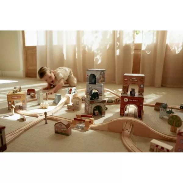 Little Dutch Kostky stohovací s autíčky