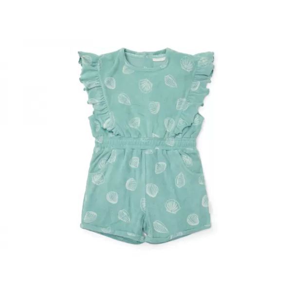 Little Dutch Overal letní Ocean Treasures Surf Blue vel. 74/80