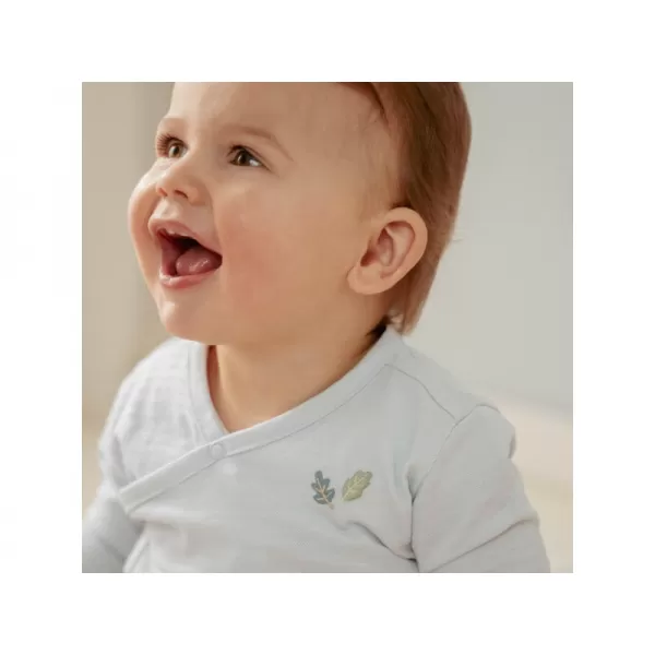 Little Dutch Triko dlouhý rukáv zavinovací Baby Blue vel. 56