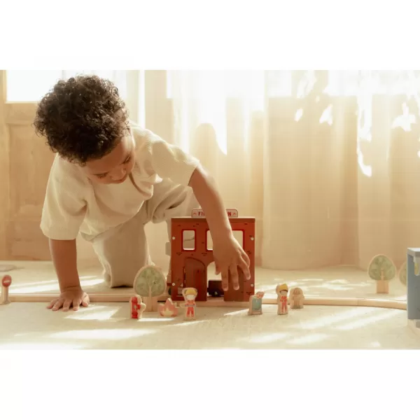 Little Dutch Hasičská stanice dřevěná