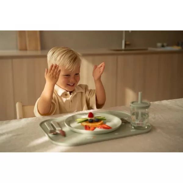 Little Dutch Kelímek s brčkem 250 ml Farma