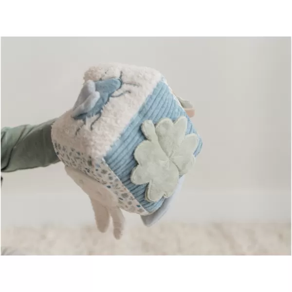 Little Dutch Kostka textilní s aktivitami králíček Miffy Lucky Leaves