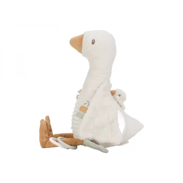 Little Dutch Husa plyšová s aktivitami Newborn Naturals