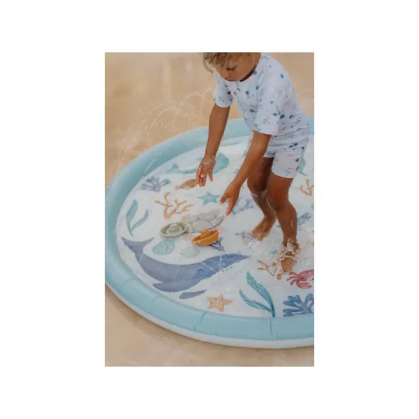 Little Dutch Stříkací hrací podložka Ocean Dreams Blue