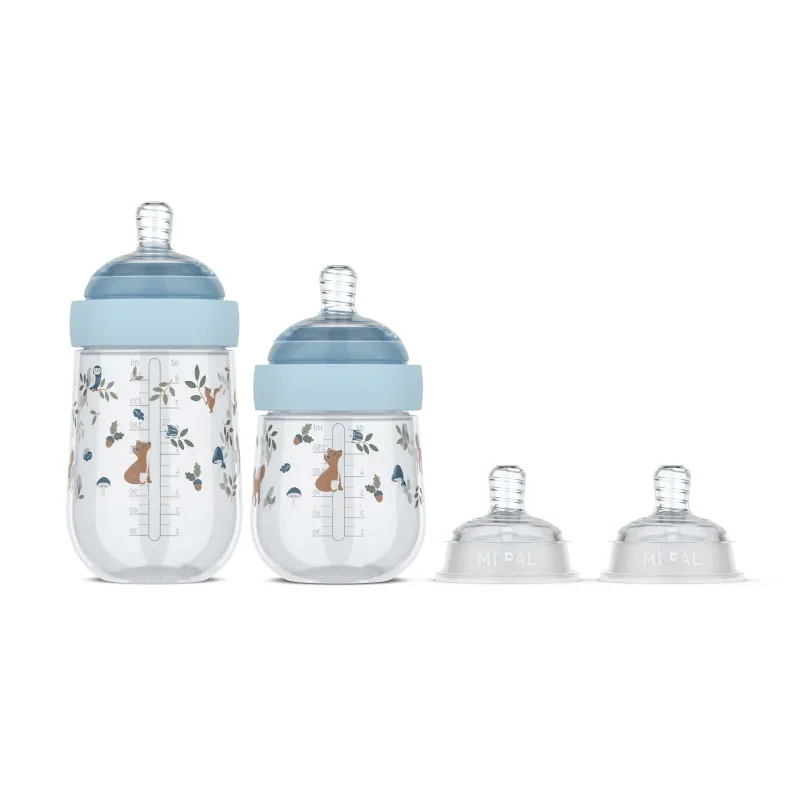 Little Dutch Kojenecké láhve 165 ml + 240 ml + 2 savičky