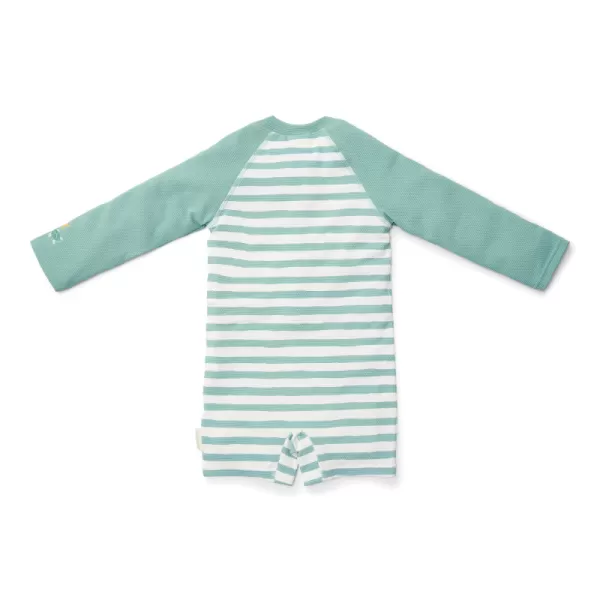 Little Dutch Plavky dlouhý rukáv Stripes Surf Blue vel. 74/80