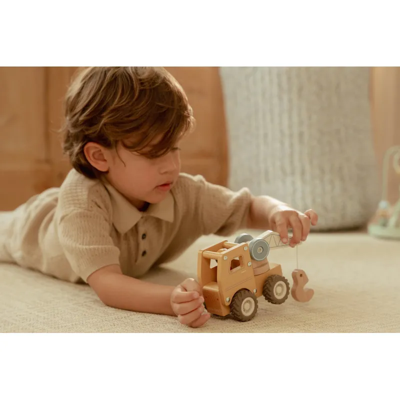 Little Dutch Autojeřáb dřevěný
