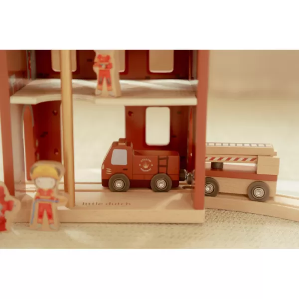 Little Dutch Hasičská stanice dřevěná