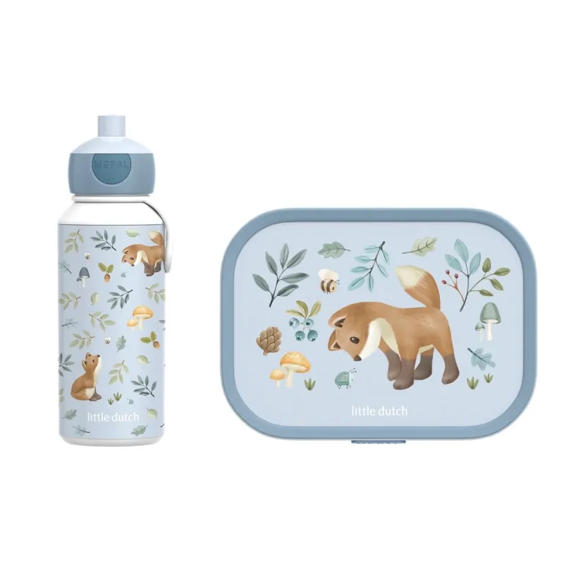 Little Dutch Svačinový set (láhev 400ml+box)