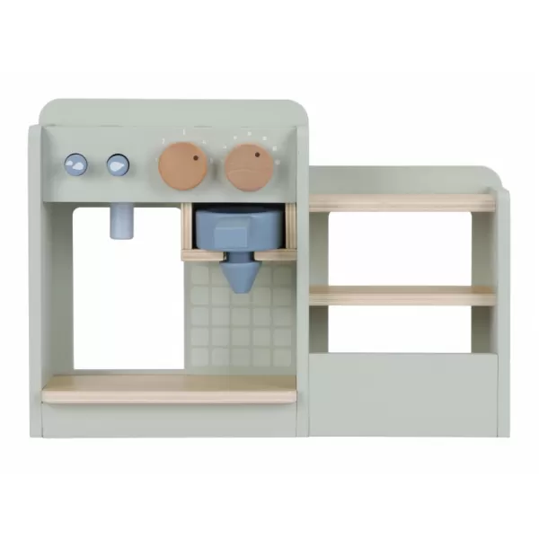 Little Dutch Kávovar dřevěný velký s příslušenstvím Coffee House