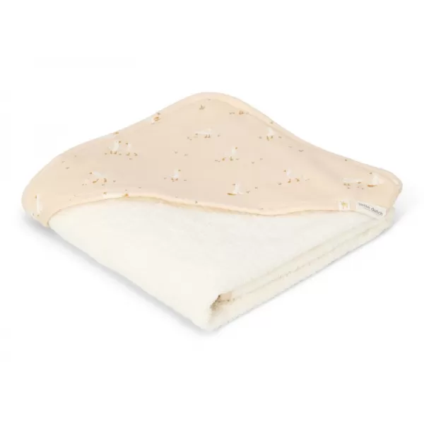 Little Dutch Osuška s kapucí 75x75 cm Newborn Naturals
