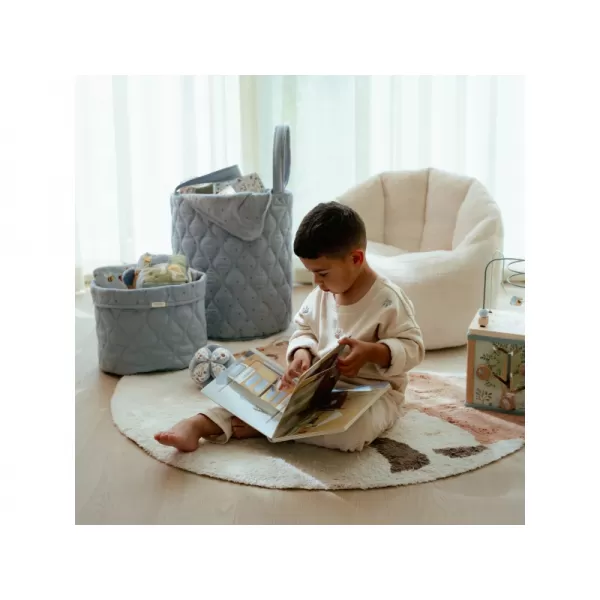 Little Dutch Košík textilní oboustranný velký Pure