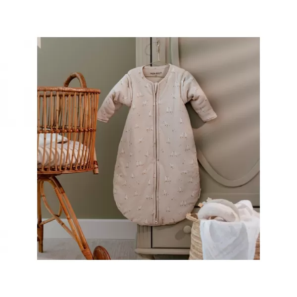 Little Dutch Spací pytel s oddělitelnými rukávy 90 cm Newborn Naturals
