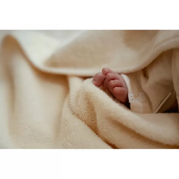 Little Dutch Osuška s kapucí 75x75 cm Newborn Naturals