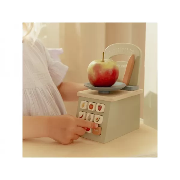 Little Dutch Kuchyňská váha dřevěná