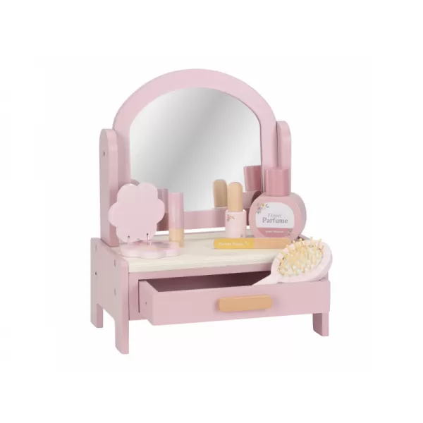 Little Dutch Toaletní stoleček dřevěný Pink