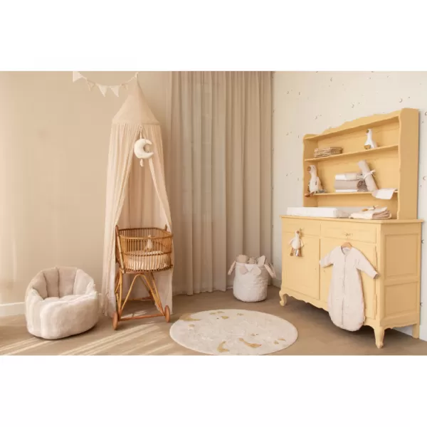 Little Dutch Nebesa nad postýlku mušelín Pure Soft Beige