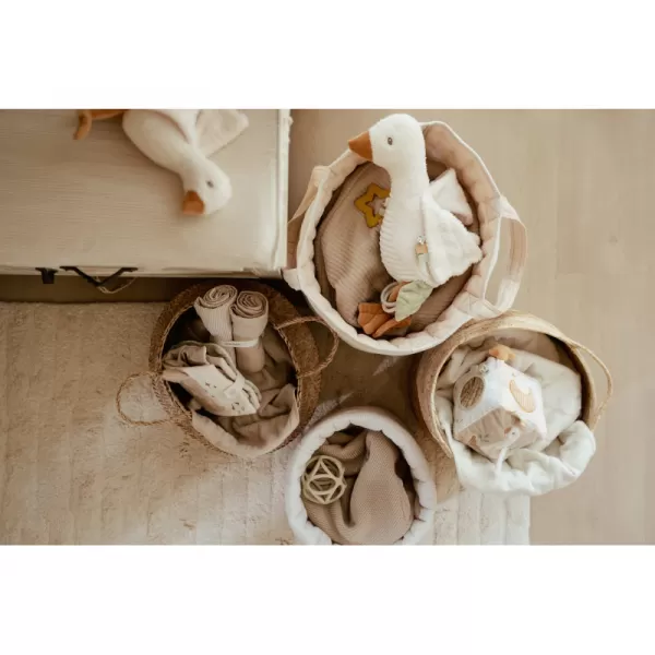 Little Dutch Košík textilní oboustranný extra velký Pure