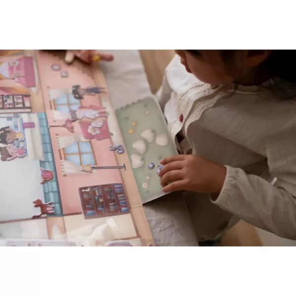 Little Dutch Knížka se samolepkami Dům Rosa