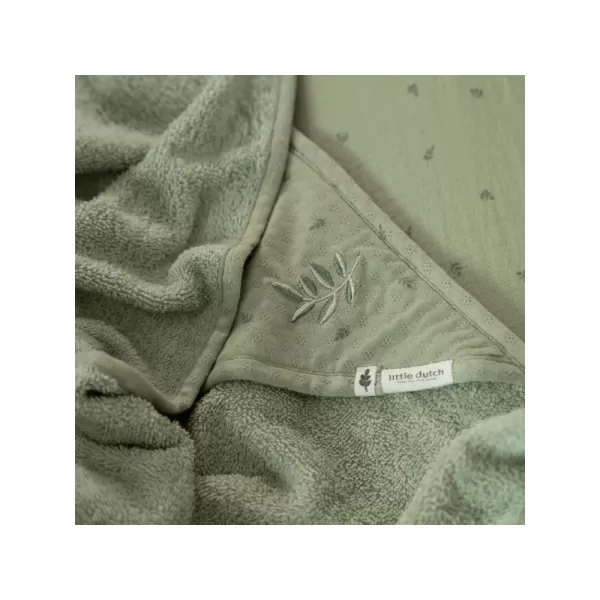 Little Dutch Osuška s kapucí 100x100 cm Pure