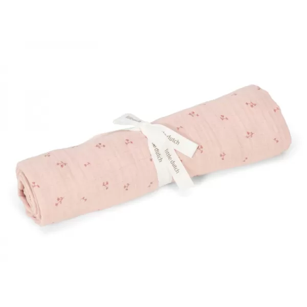 Little Dutch Plena zavinovací 120x120 cm s potiskem Pure