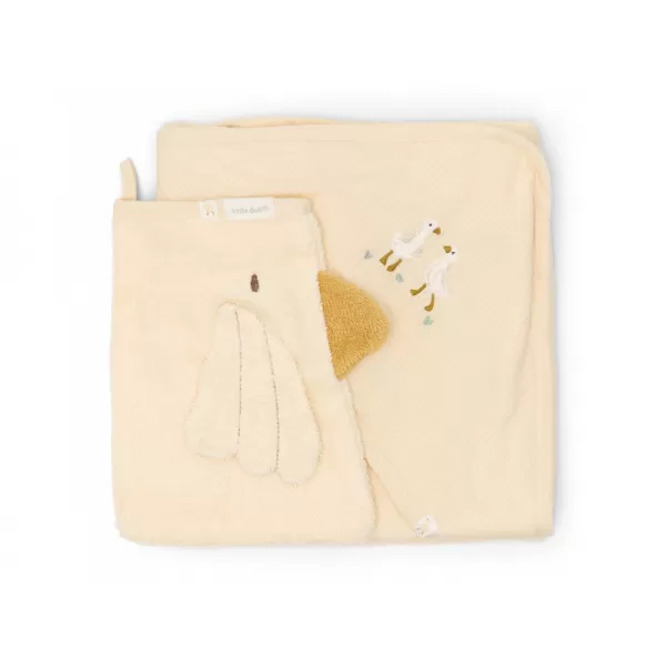 Little Dutch Dárková sada s osuškou Husa Newborn Naturals