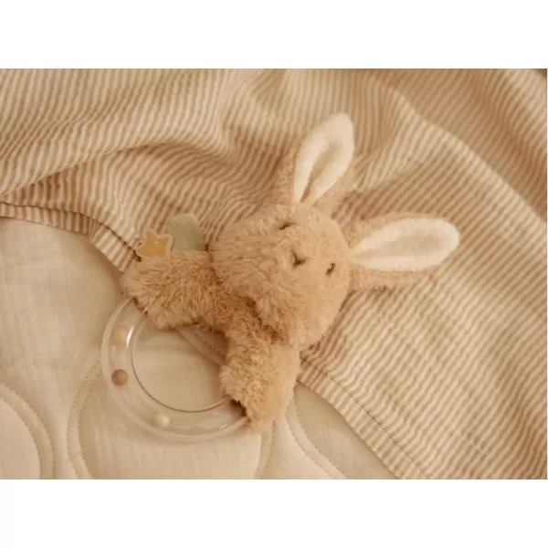Little Dutch Chrastítko s korálky králíček Newborn Naturals