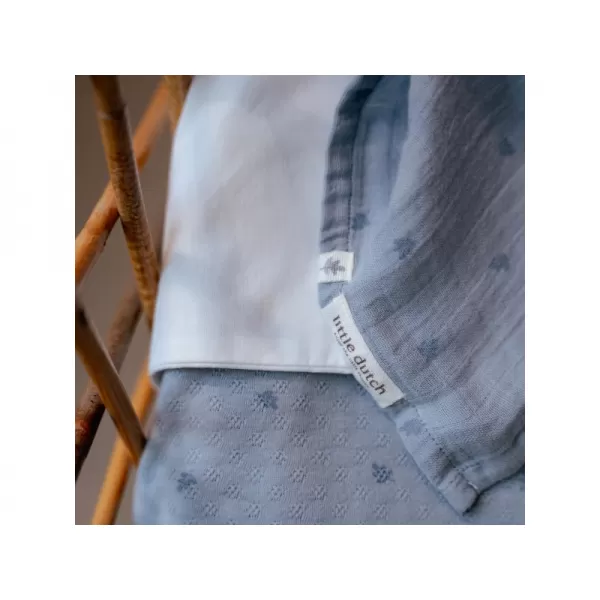 Little Dutch Plena zavinovací 120x120 cm s potiskem Pure