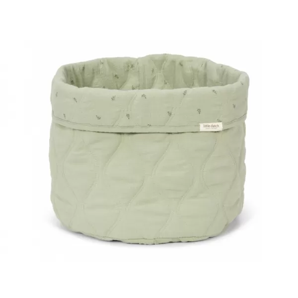 Little Dutch Košík textilní oboustranný velký Pure