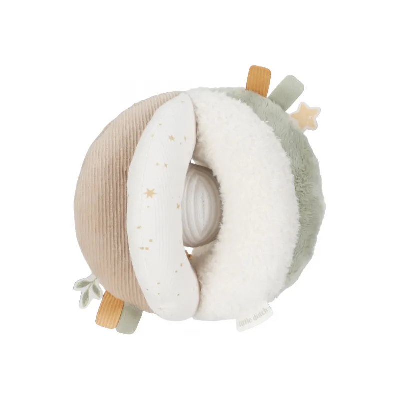 Little Dutch Míček textilní Newborn Naturals