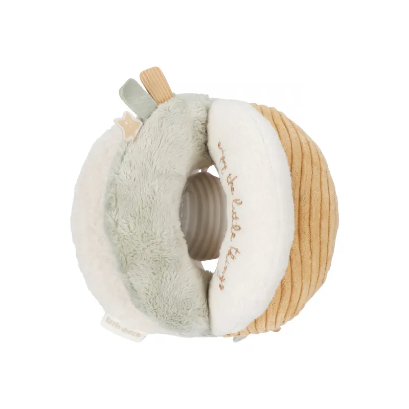Little Dutch Míček textilní Newborn Naturals