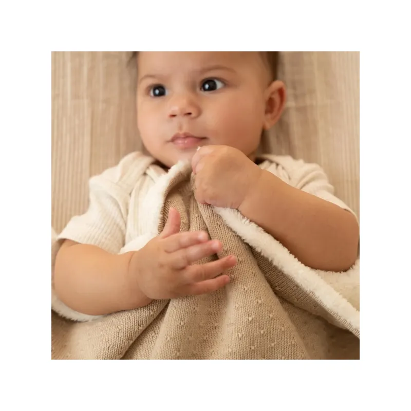 Little Dutch Deka pletená / fleece 70x100 Pure