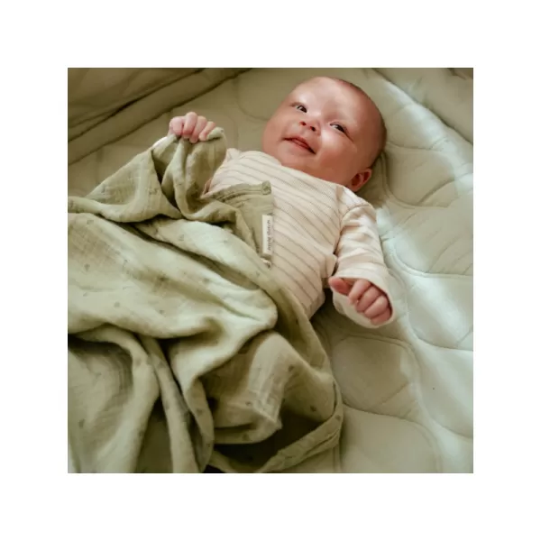 Little Dutch Plena zavinovací 120x120 cm s potiskem Pure