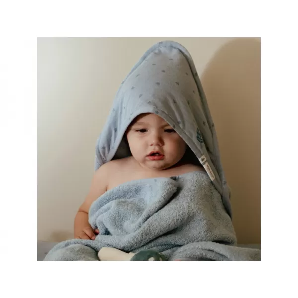 Little Dutch Osuška s kapucí 100x100 cm Pure