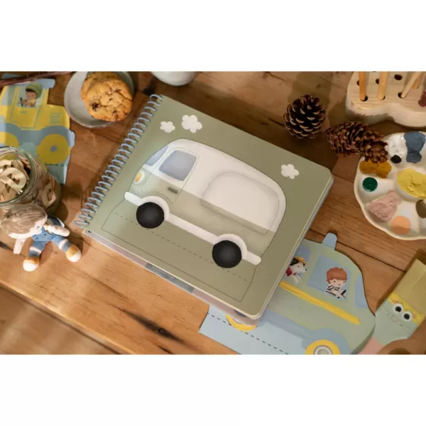 Little Dutch Kniha s vystřihovacími auty Jim