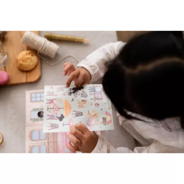 Little Dutch Knížka se samolepkami Nakupování Rosa