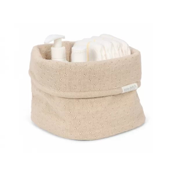 Little Dutch Košík pletený malý Pure
