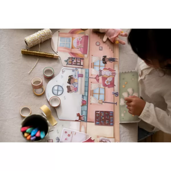 Little Dutch Knížka se samolepkami Dům Rosa