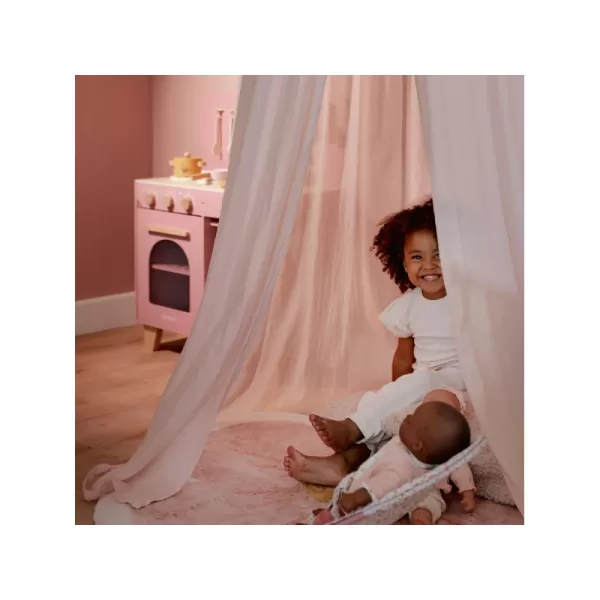 Little Dutch Nebesa nad postýlku mušelín Pure Soft Beige