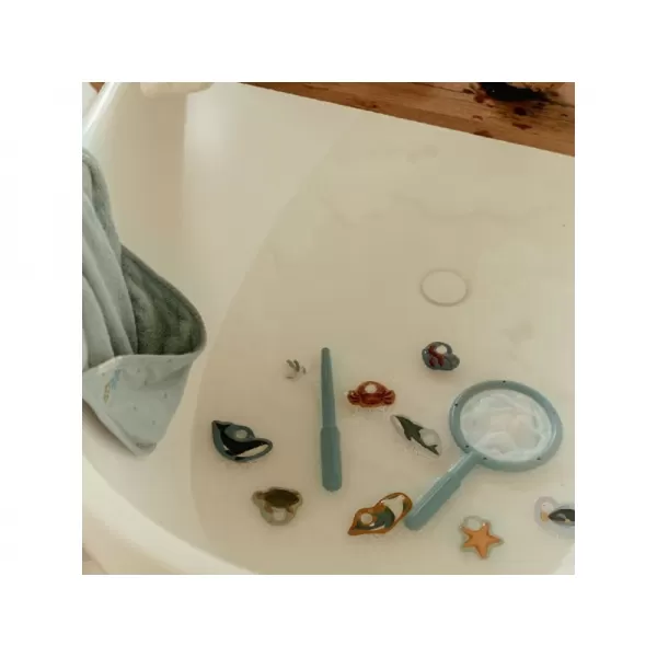 Little Dutch Rybářská sada do koupele modrá