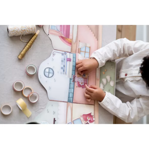 Little Dutch Knížka se samolepkami Dům Rosa