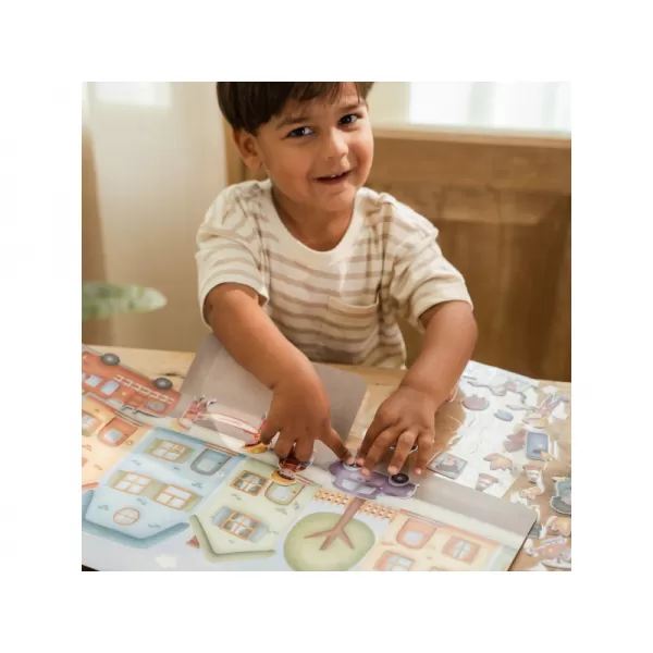 Little Dutch Knížka se samolepkami Hasičská stanice Jim