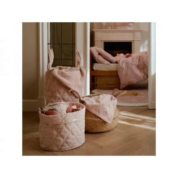 Little Dutch Košík textilní oboustranný velký Pure