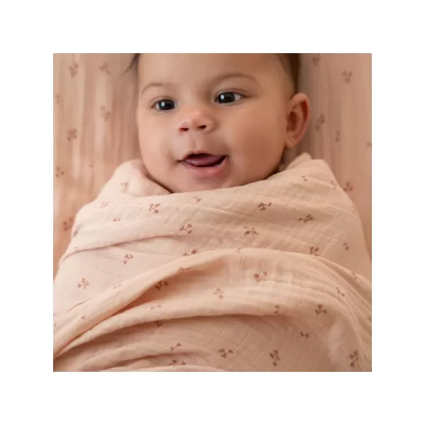 Little Dutch Plena zavinovací 120x120 cm s potiskem Pure